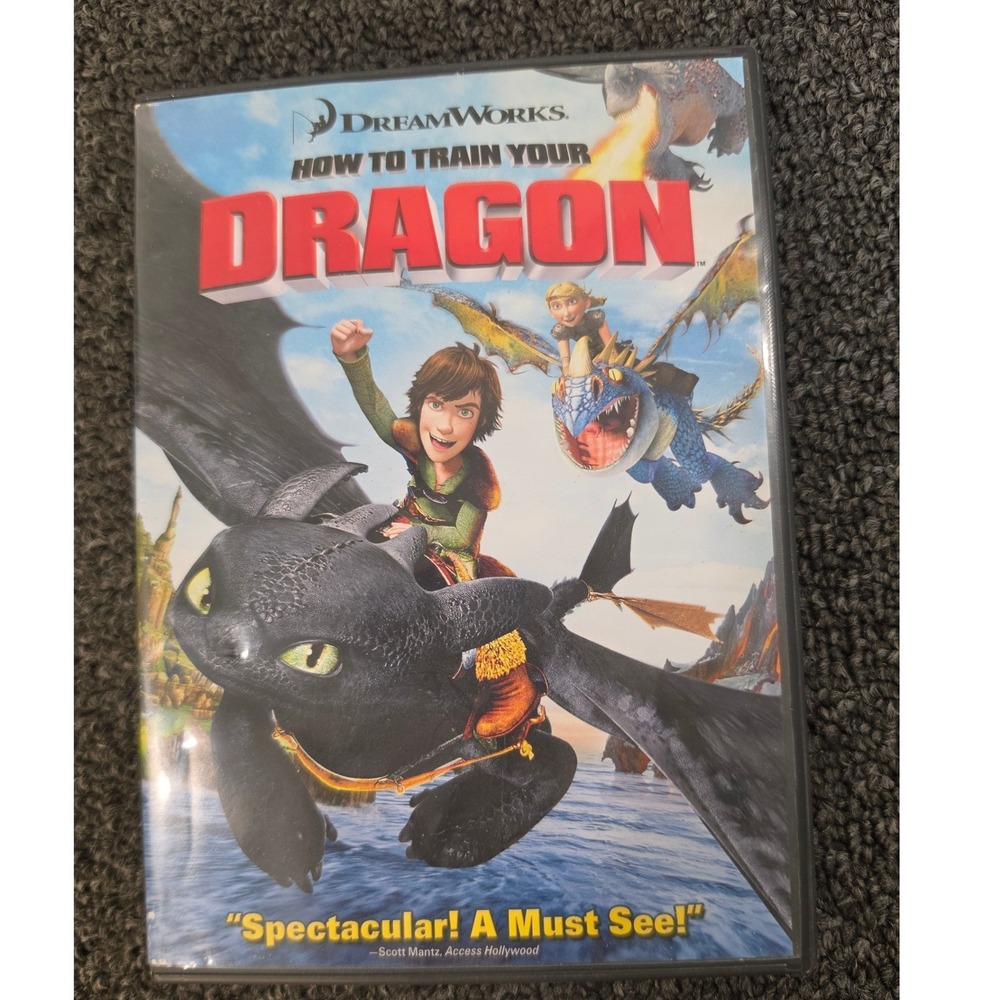 How To Train Your Dragon DVD DreamWorks Animation Widescreen PG 2010 Movie